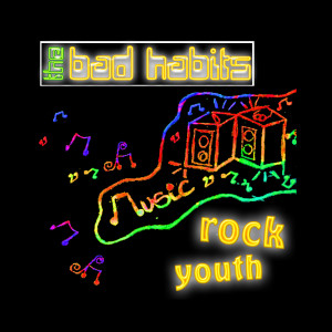 The Bad Habits album cover designed and created by members of the group.